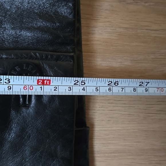 DANIER Mens Leather Moto Jacket Sz S - Picture 8 of 11